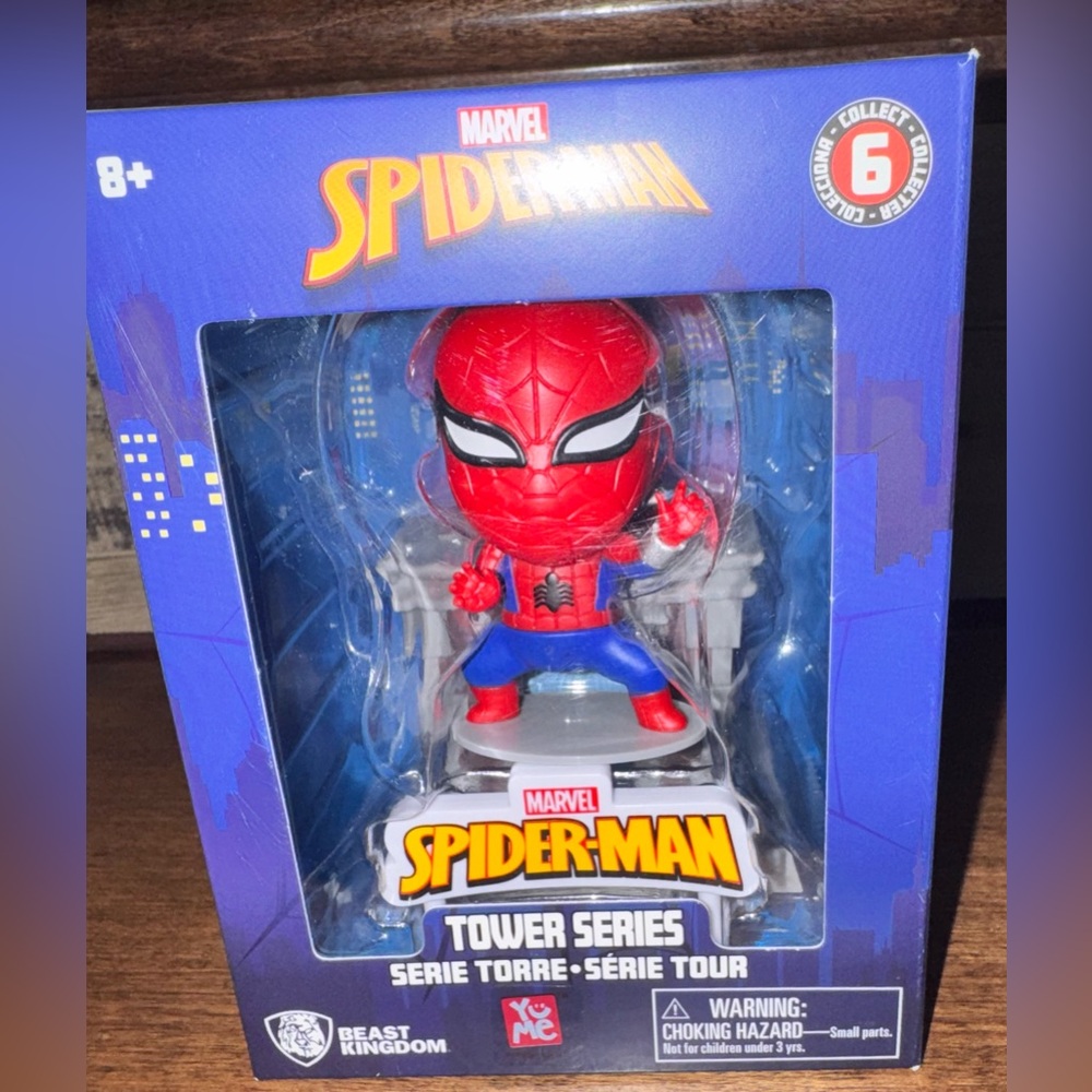 Cute 🥰 Beast Kingdom Marvel Spider-Man Tower Series Spider-Man - Collectible